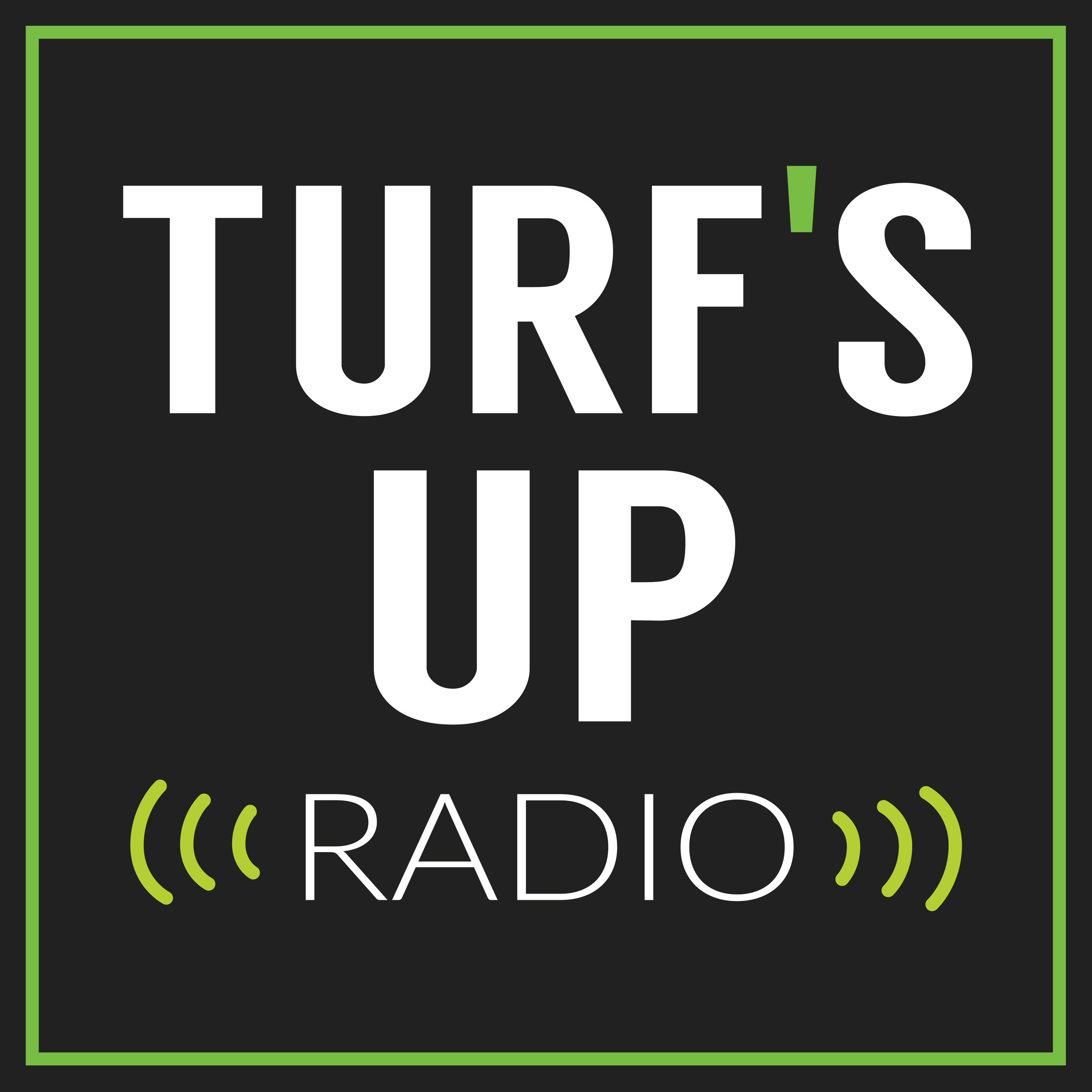 Turf's Up Radio logo