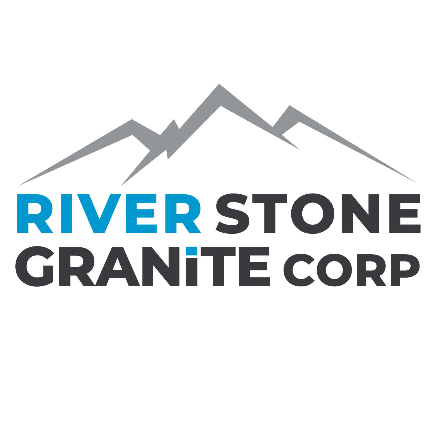river stone granite corp logo