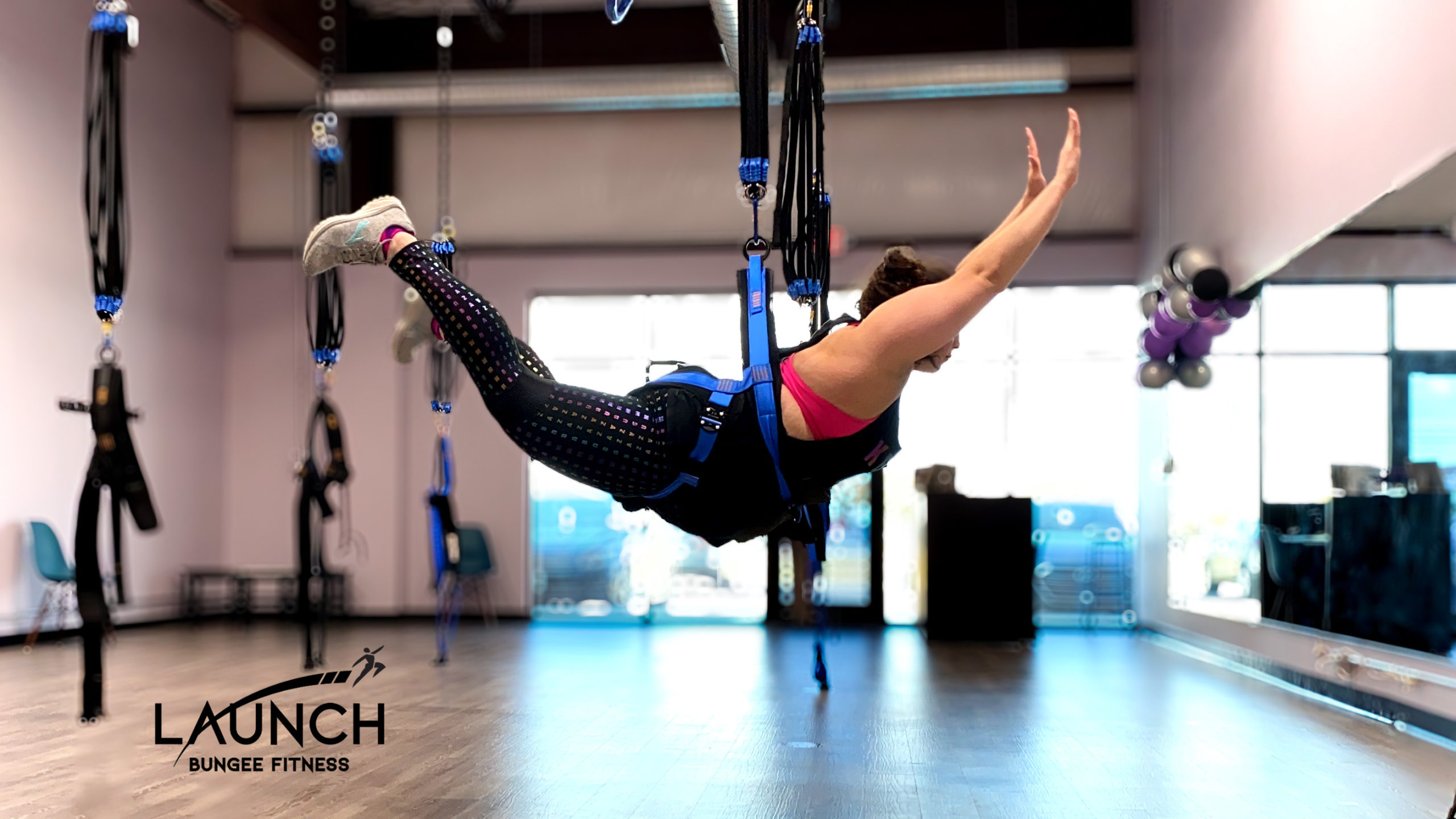 Woman in Harness