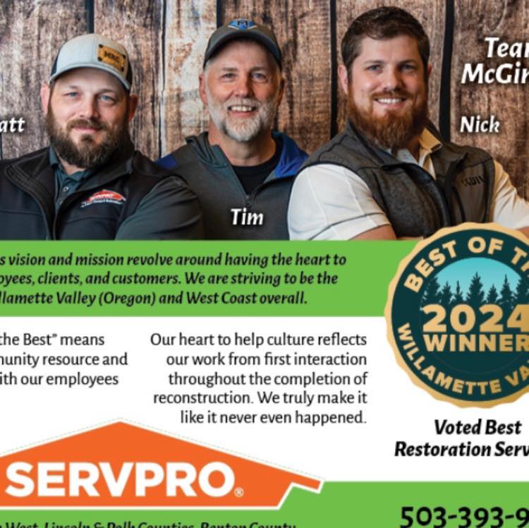 SERVPRO of Salem West and SERVPRO of Lincoln & Polk Counties logo