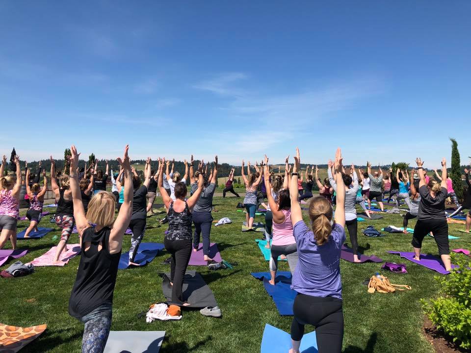 Yoga + Wine Salem
