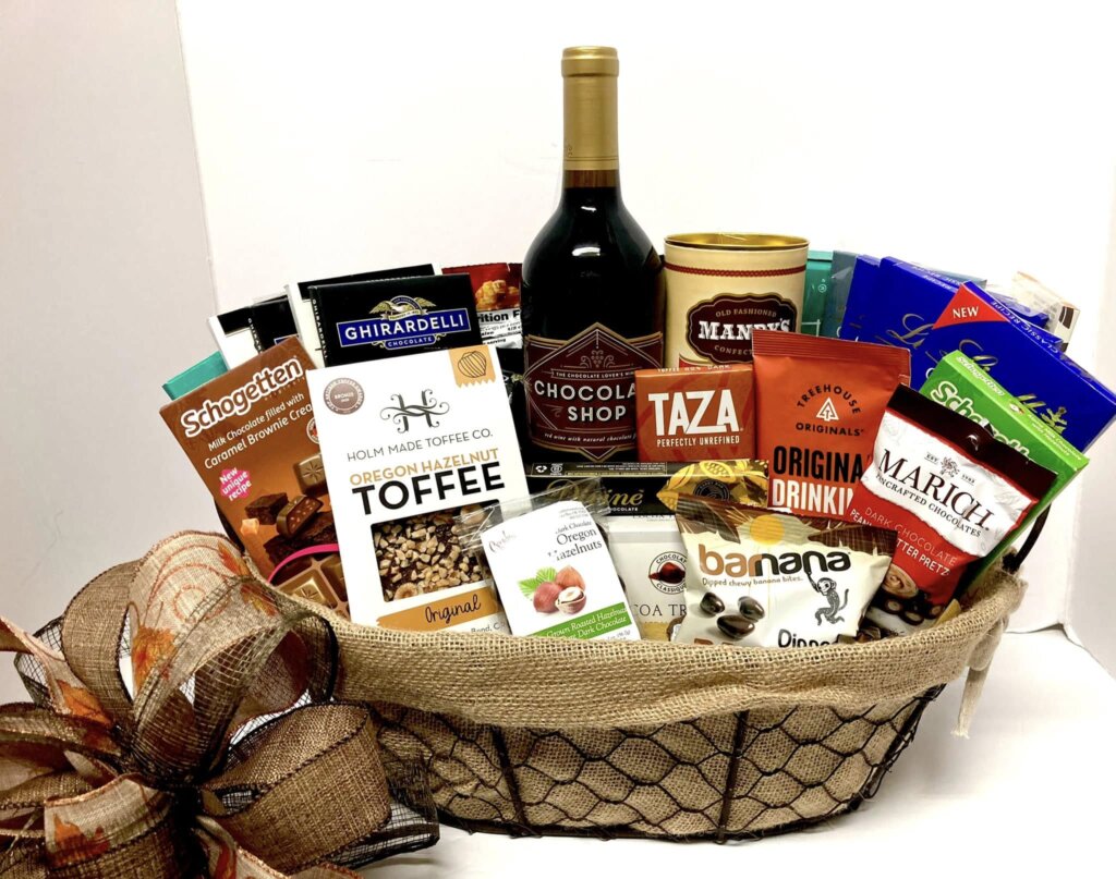 Gift basket by Berlee's Fancies designed to empress