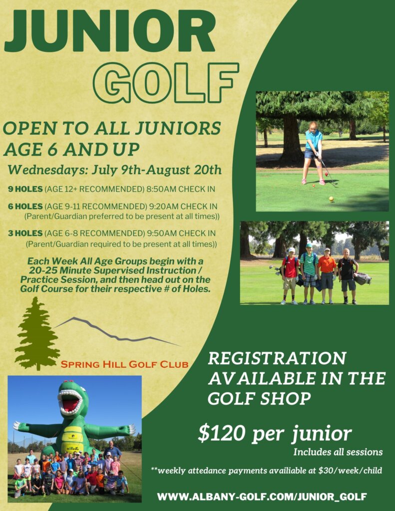 Spring Hill Golf Club Albany OR