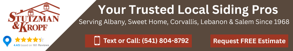 Need new siding? Request a free estimate from Stutzman & Kropf, your local siding pros