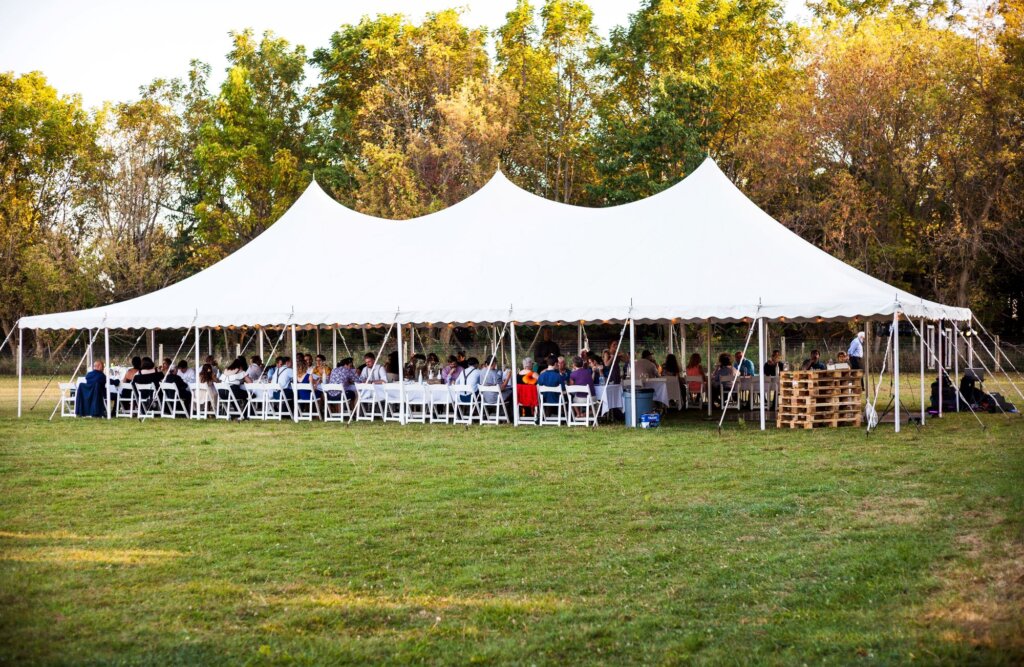Weather backup for wedding