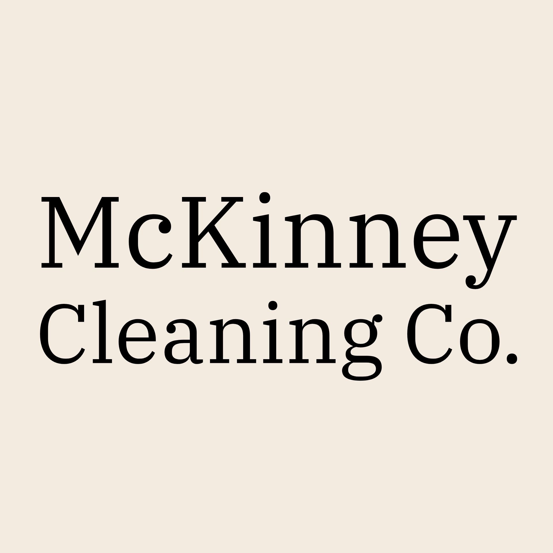 McKinney Cleaning Co - Allen-McKinney logo