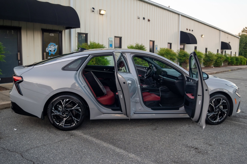 Professionally detailed sedan with a clean interior and exterior.